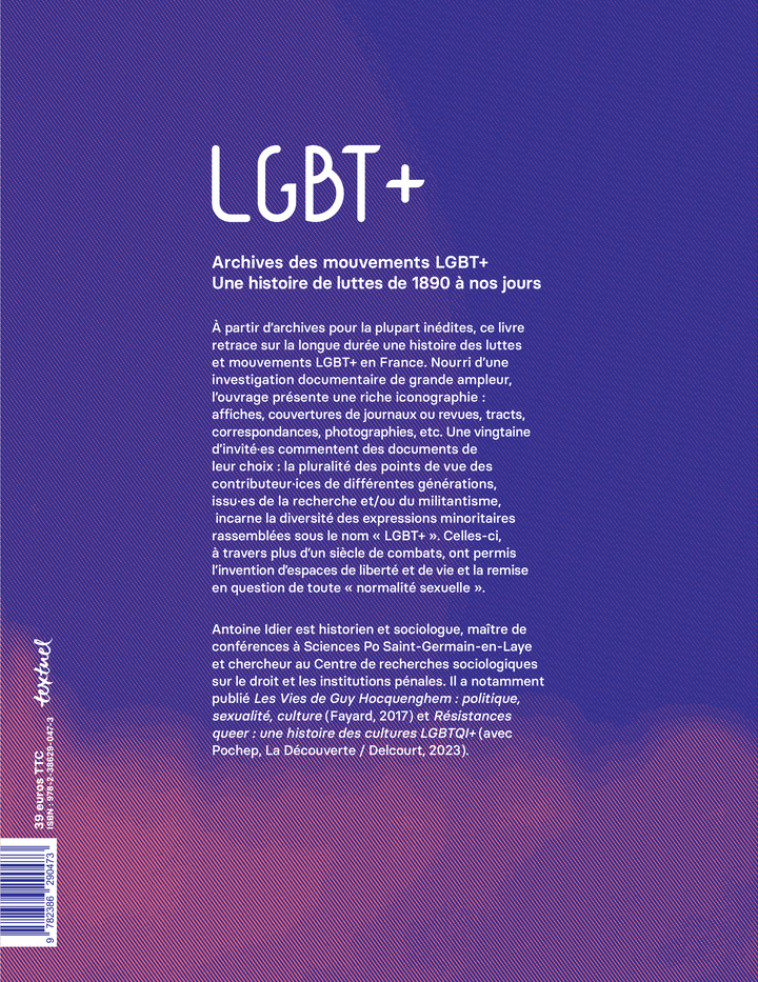 Archives des mouvements LGBT+ - Abdellah TAÏA, Hélène HAZERA, Ary Gordien, Catherine Gonnard, Antoine Idier, Alice Coffin, Patrick Cardon, Gwen Gwen, Abdellah TAÏA, Hélène HAZERA, Ary Gordien, Catherine Gonnard, Alice Coffin, Patrick Cardon, Gwen Gwen, An