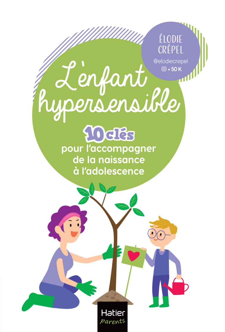 L'enfant hypersensible - 10 clés pour l'accompagner de la naissance à l'adolescence - Elodie Crépel - HATIER PARENTS