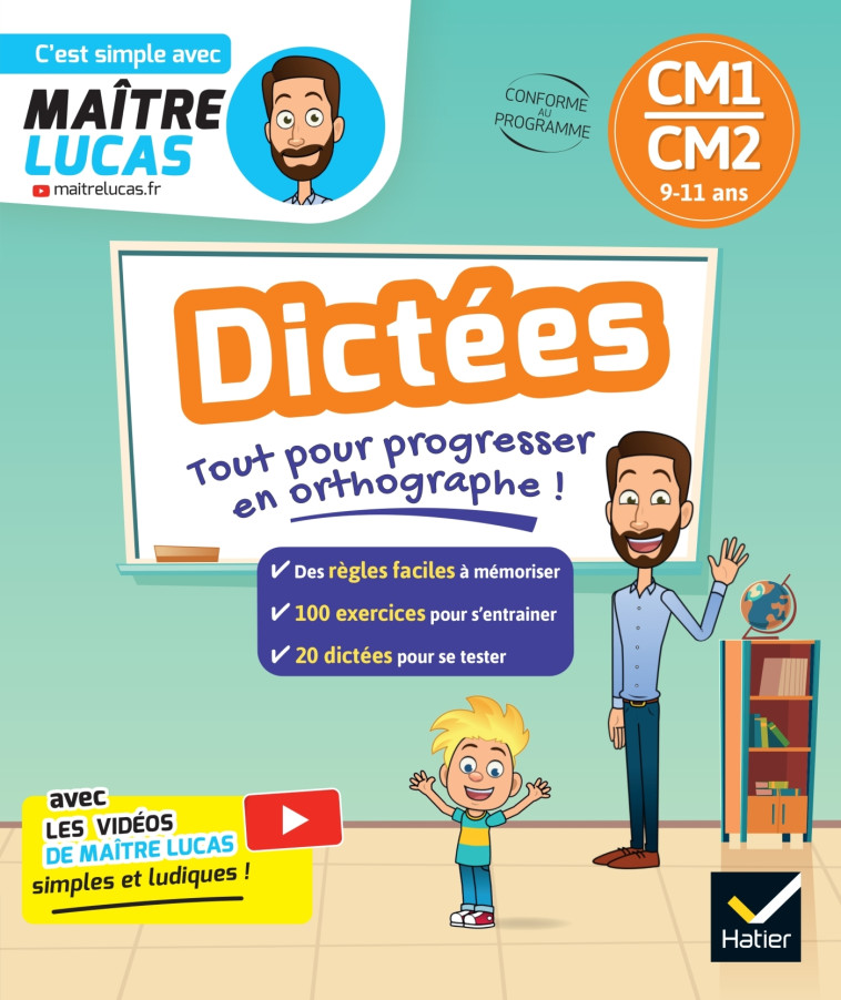 Dictées CM1-CM2 - 10-11 ans - Nicole Amram - HATIER