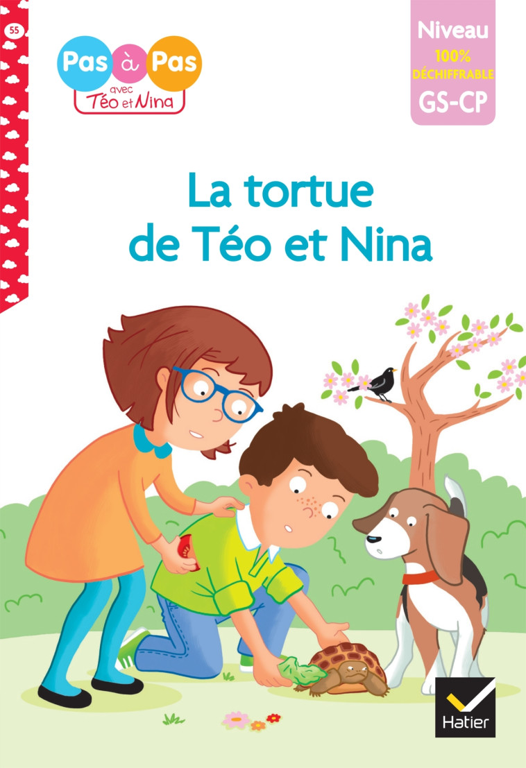 Téo et Nina - premières lectures 100% déchiffrable - La tortue de Téo et Nina - Isabelle Chavigny, Marie-Hélène Van Tilbeurgh, Isabelle Chavigny, Marie-Hélène Van Tilbeurgh - HATIER