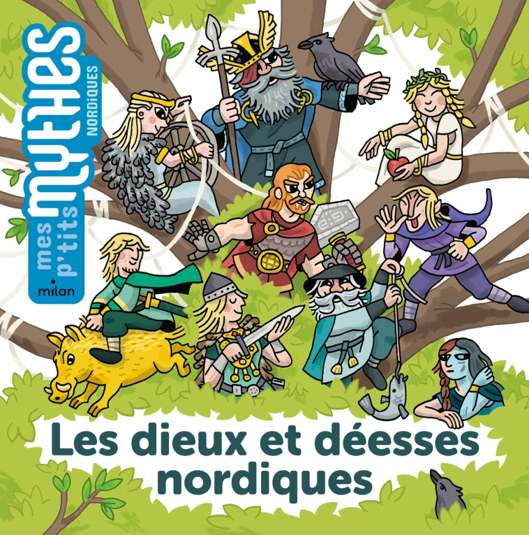 Les dieux et déesses nordiques - Astrid Dumontet, Léo Jacob, Astrid Dumontet, Léo Jacob - MILAN