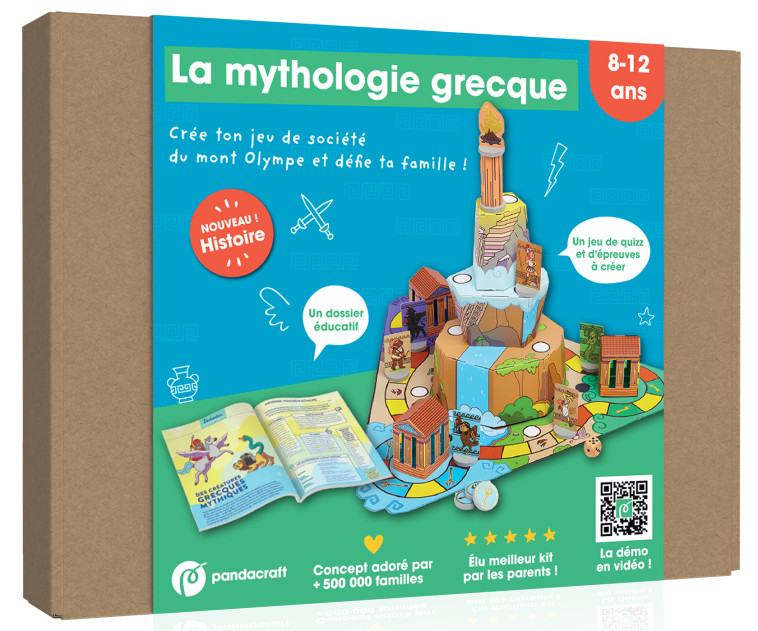 La mythologie grecque - Kit Pandacraft 8-12 ans - XXX - PANDACRAFT