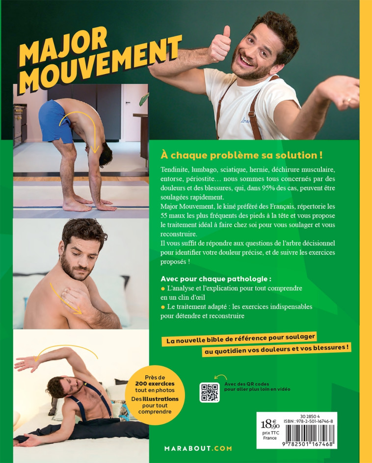 Le grand guide Major Mouvement pour soigner vos douleurs - Major Mouvement Major Mouvement,  Major Mouvement,  Major Mouvement - MARABOUT