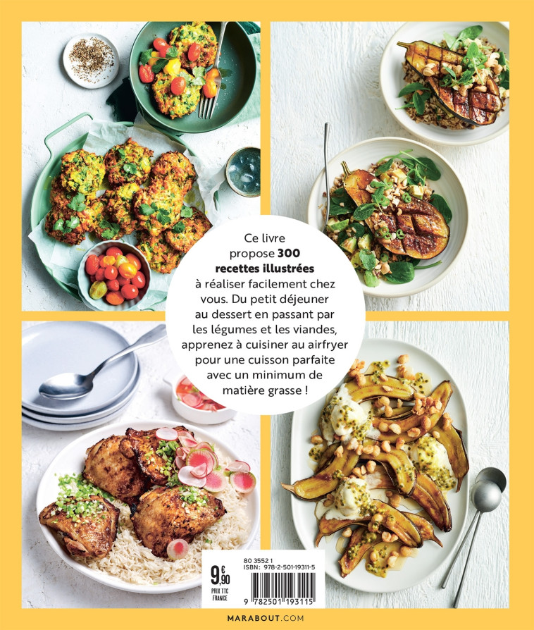 300 recettes pour tout cuisiner au airfryer -   - MARABOUT