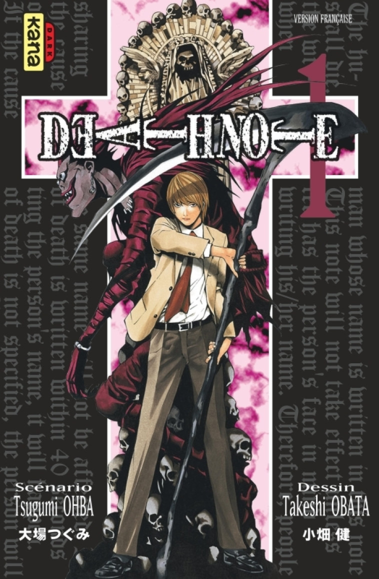 Death Note - Tome 1 - Tsugumi Ohba Tsugumi Ohba, Takeshi Obata Takeshi Obata,  Tsugumi Ohba,  Takeshi Obata,  Tsugumi Ohba,  Takeshi Obata - KANA