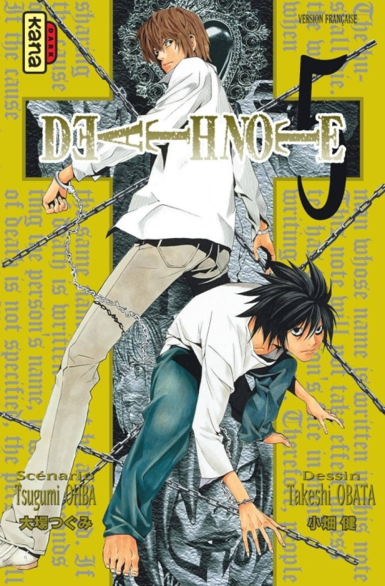 Death Note - Tome 5 - Tsugumi Ohba Tsugumi Ohba, Takeshi Obata Takeshi Obata,  Tsugumi Ohba,  Takeshi Obata - KANA