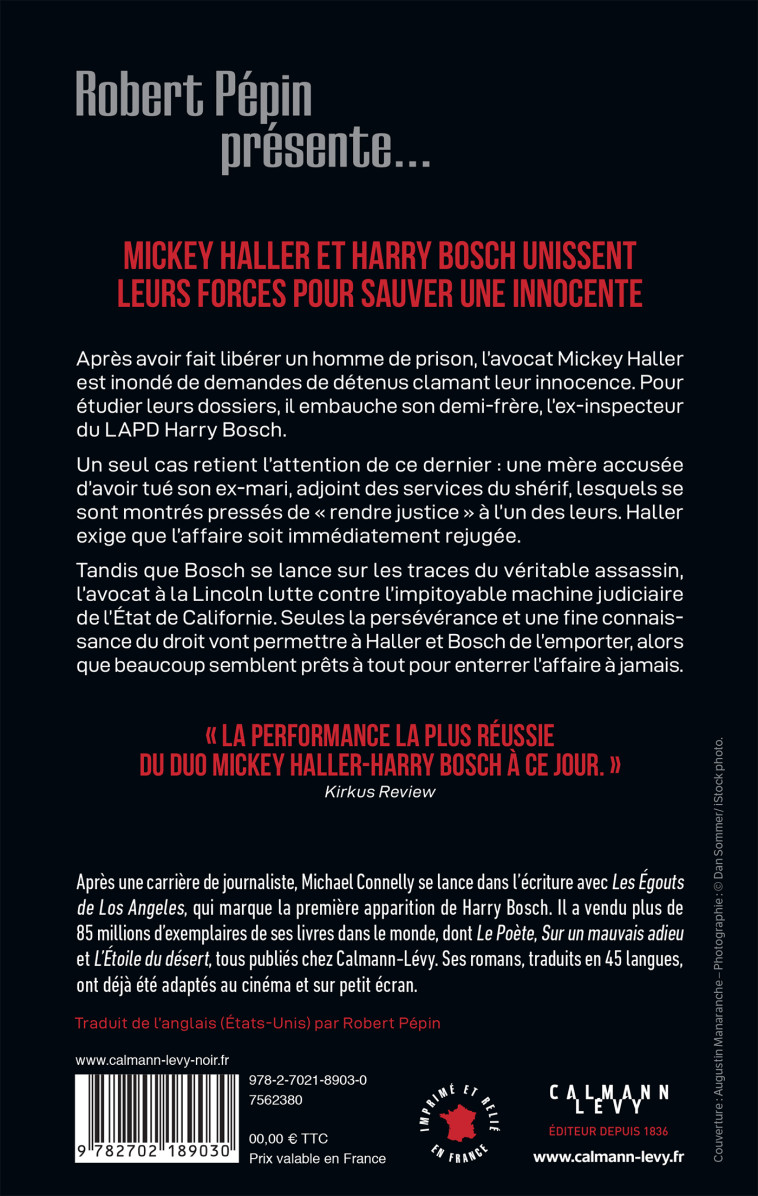 Sans l'ombre d'un doute - Michael Connelly, Michael Connelly - CALMANN-LEVY