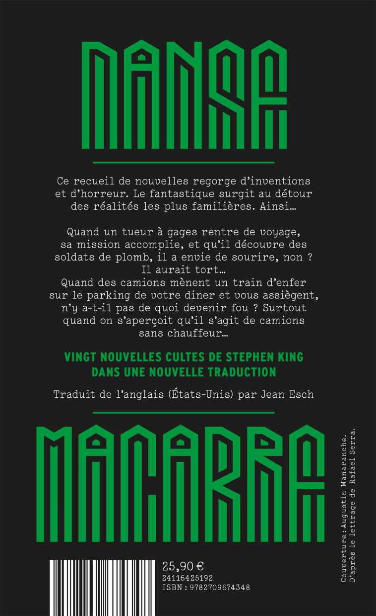 Danse macabre - Édition Collector - Stephen King - LATTES