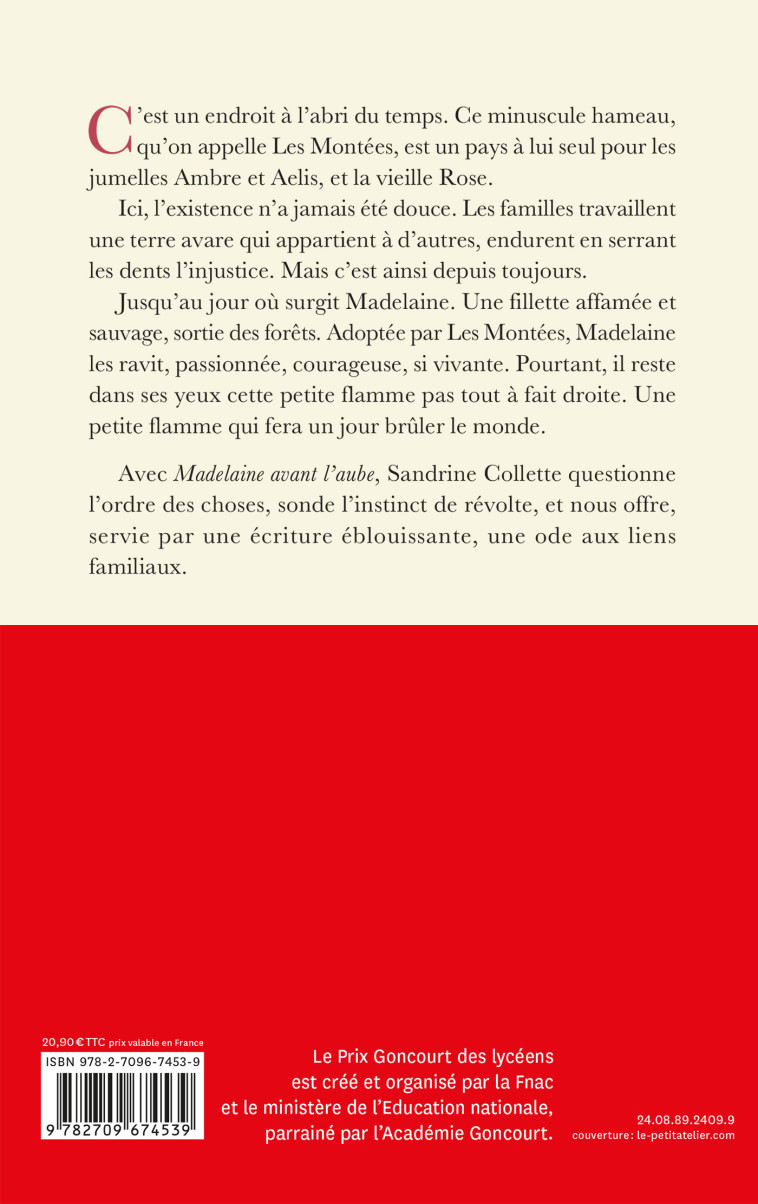Madelaine avant l'aube - Sandrine Collette, Sandrine Collette - LATTES
