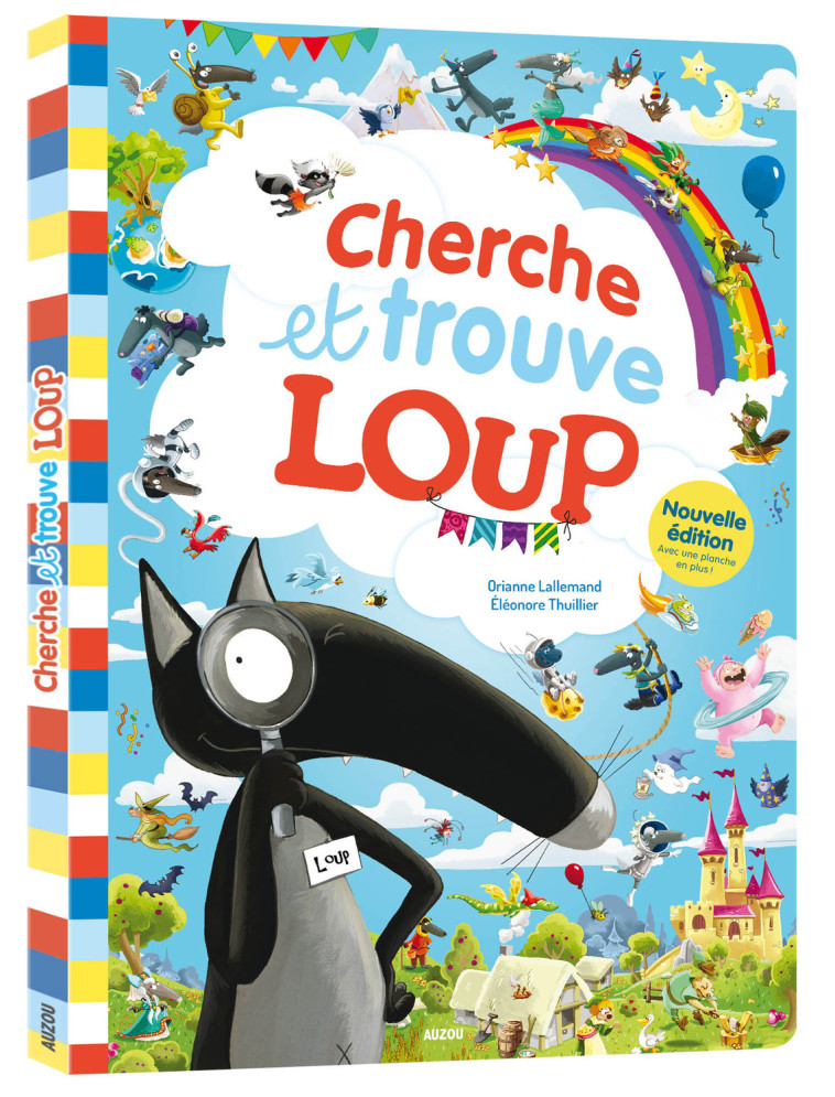 Cherche & trouve Loup - NED - Orianne Lallemand, Éléonore THUILLIER, Orianne Lallemand, Éléonore THUILLIER, Éléonore THUILLIER - AUZOU