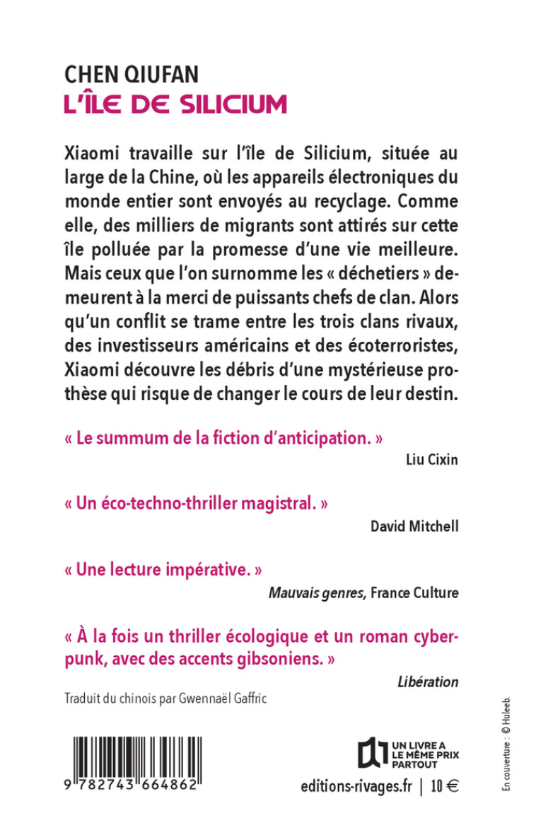 L'île de Silicium - Qiufan Chen, Gwennaël Gaffric - RIVAGES