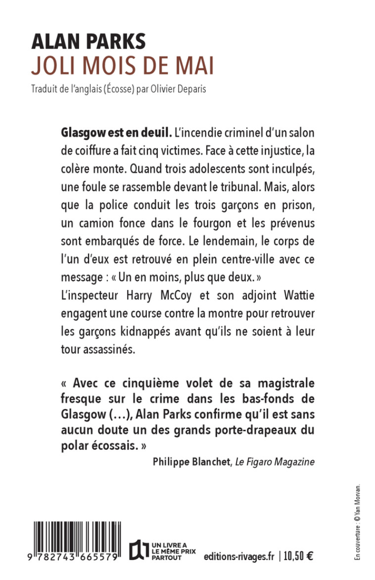 Joli mois de mai - Alan Parks, Olivier Deparis, Alan Parks, Olivier Deparis - RIVAGES