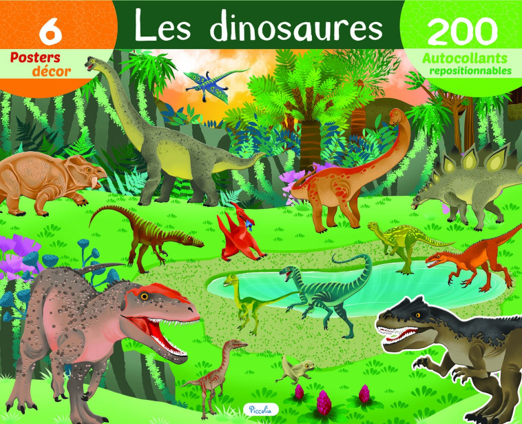 Les dinosaures - Autocollants - Laura Tavazzi, Laura Tavazzi - PICCOLIA