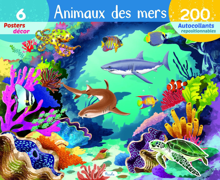 Animaux des mers - Autocollants - Raffaella Cosco, Raffaella Cosco - PICCOLIA