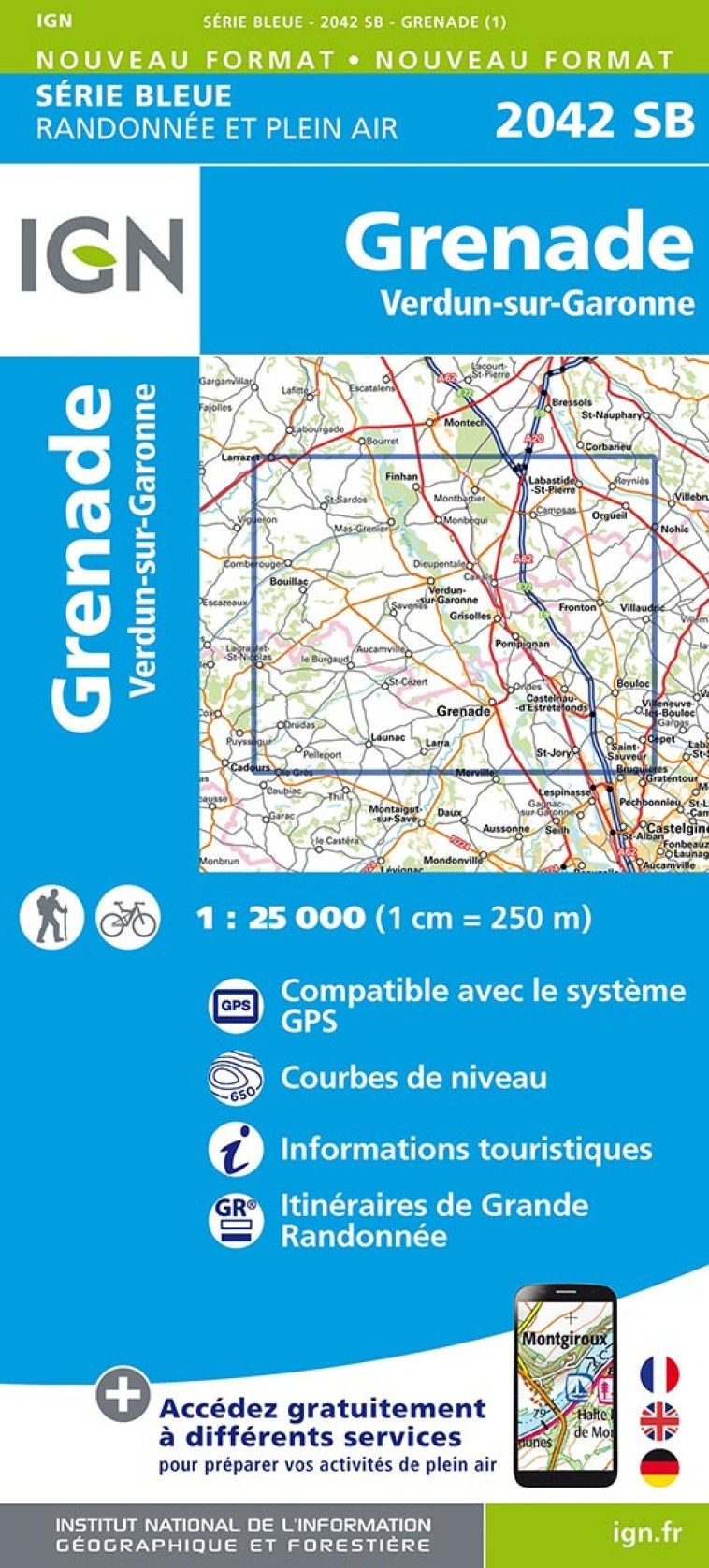 2042Sb Grenade.Verdun-Sur-Garonne - XXX - IGN