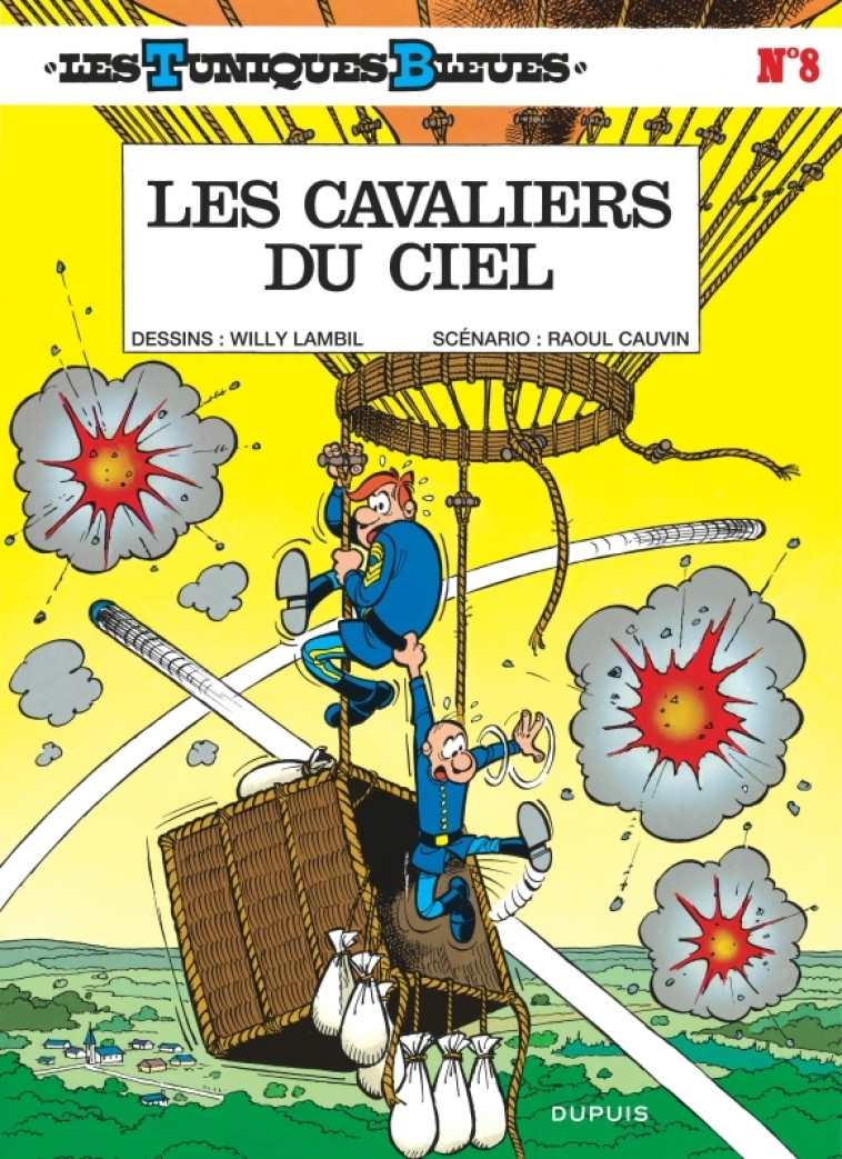 Les Tuniques Bleues - Tome 8 - Les Cavaliers du ciel - Cauvin Cauvin, Lambil Lambil,  Cauvin,  Lambil,  Cauvin,  Lambil - DUPUIS