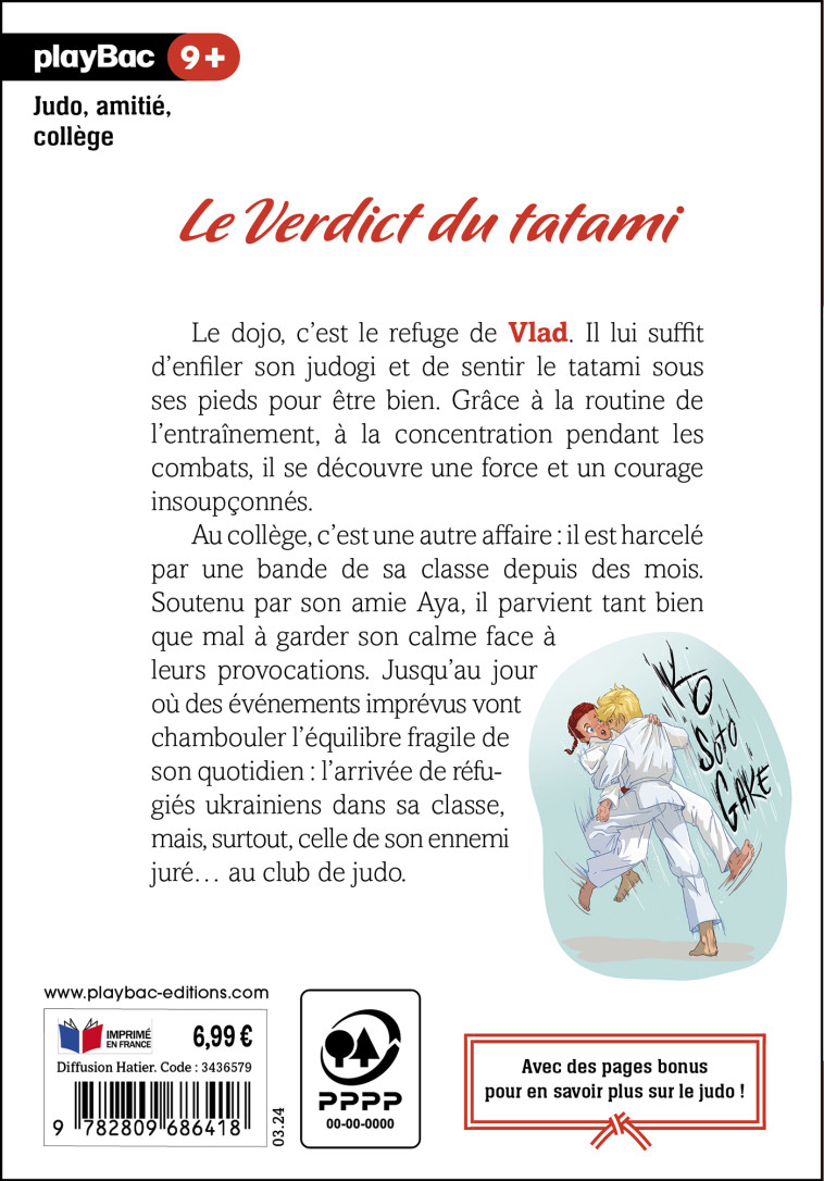 Passion Judo - Le verdict du tatami - Tome 2 - Aymeric Jeanson, Jean-Mathias Xavier, Aymeric Jeanson, Jean-Mathias Xavier - PLAY BAC