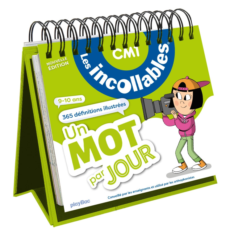 Les incollables - Un mot par jour - CM1 9/10 ans - Édition 2024 - Playbac Éditions Playbac Éditions, Aurore Damant,  PLAYBAC EDITIONS - PLAY BAC