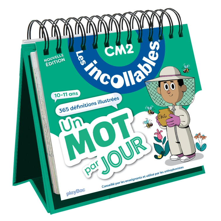 Les incollables - Un mot par jour - CM2 10/11 ans - Édition 2024 - Playbac Éditions Playbac Éditions, Aurore Damant,  PLAYBAC EDITIONS - PLAY BAC
