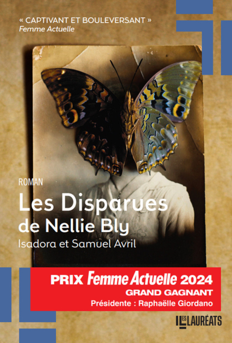 Les Disparues de Nellie Bly - Gagnant Femme Actuelle 2024 - AUTEUR A VENIR, Isadora Avril, Samuel Avril, Isadora Avril, Samuel Avril - LES LAUREATS