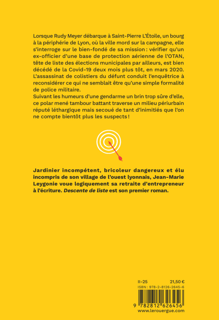 Descente de liste - Jean-Marie Leygonie, Jean-Marie Leygonie - ROUERGUE