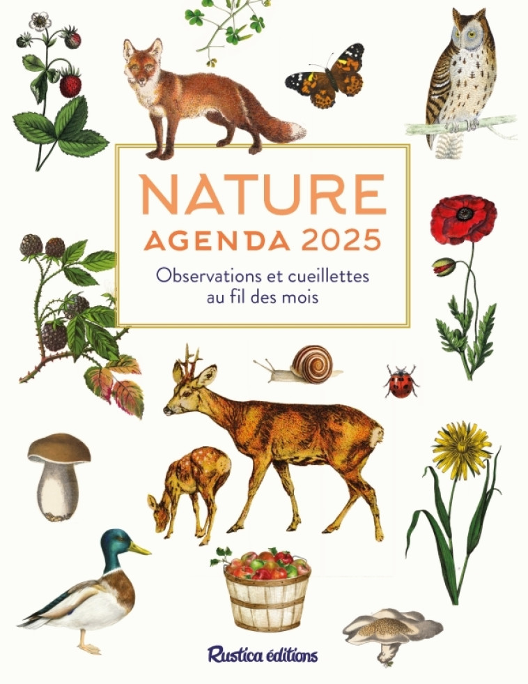 Nature : agenda 2025 - Michel Viard, Michel Viard - RUSTICA