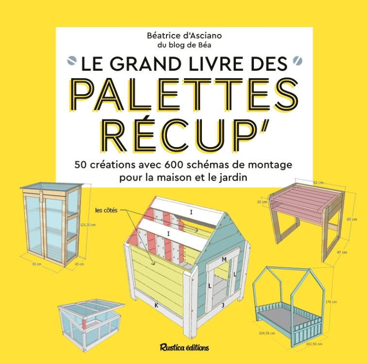 Le grand livre des palettes récup - Béatrice D'Asciano - RUSTICA