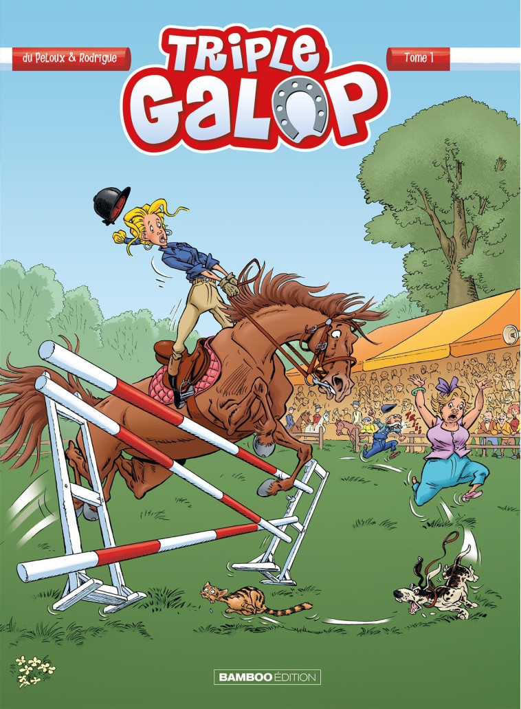 Triple Galop - tome 01 + cahier - Benoît Du Peloux, Michel Rodrigue - BAMBOO