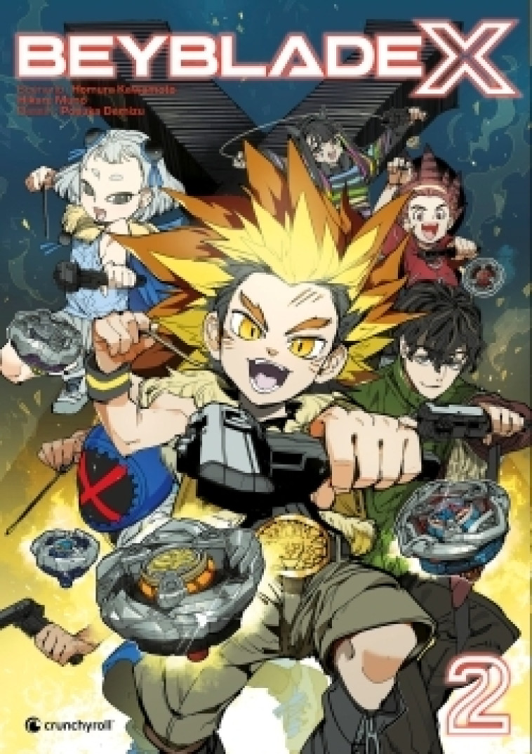 BEYBLADE X T02 - Hikaru Muno, Homura Kawamoto, Posuka Demizu - CRUNCHYROLL