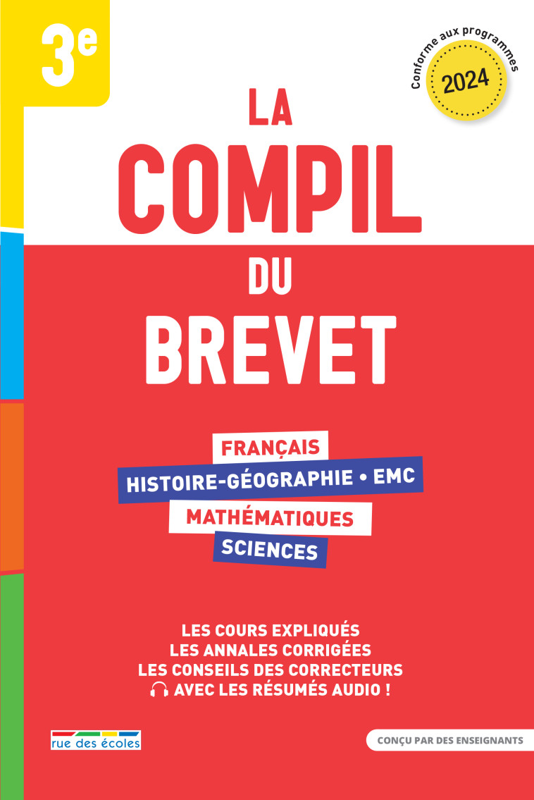 La Compil du Brevet 2024 -  Collectif - RUE DES ECOLES