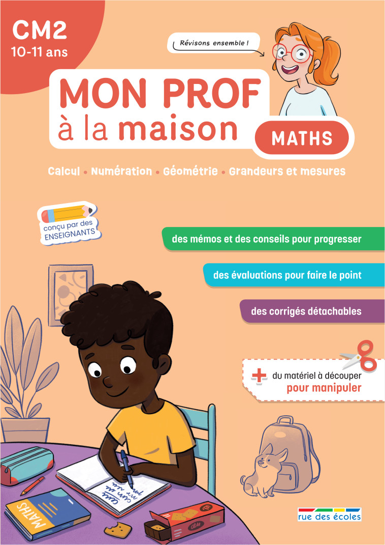Mon prof à la maison - Maths CM2 - Camille  Denoël, Maxime Paul, Camille  Denoël, Maxime Paul - RUE DES ECOLES