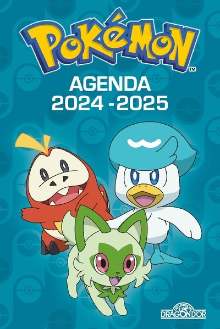 Pokémon - Agenda 2024-2025 - Classique - The Pokémon Company The Pokémon Company - DRAGON D OR