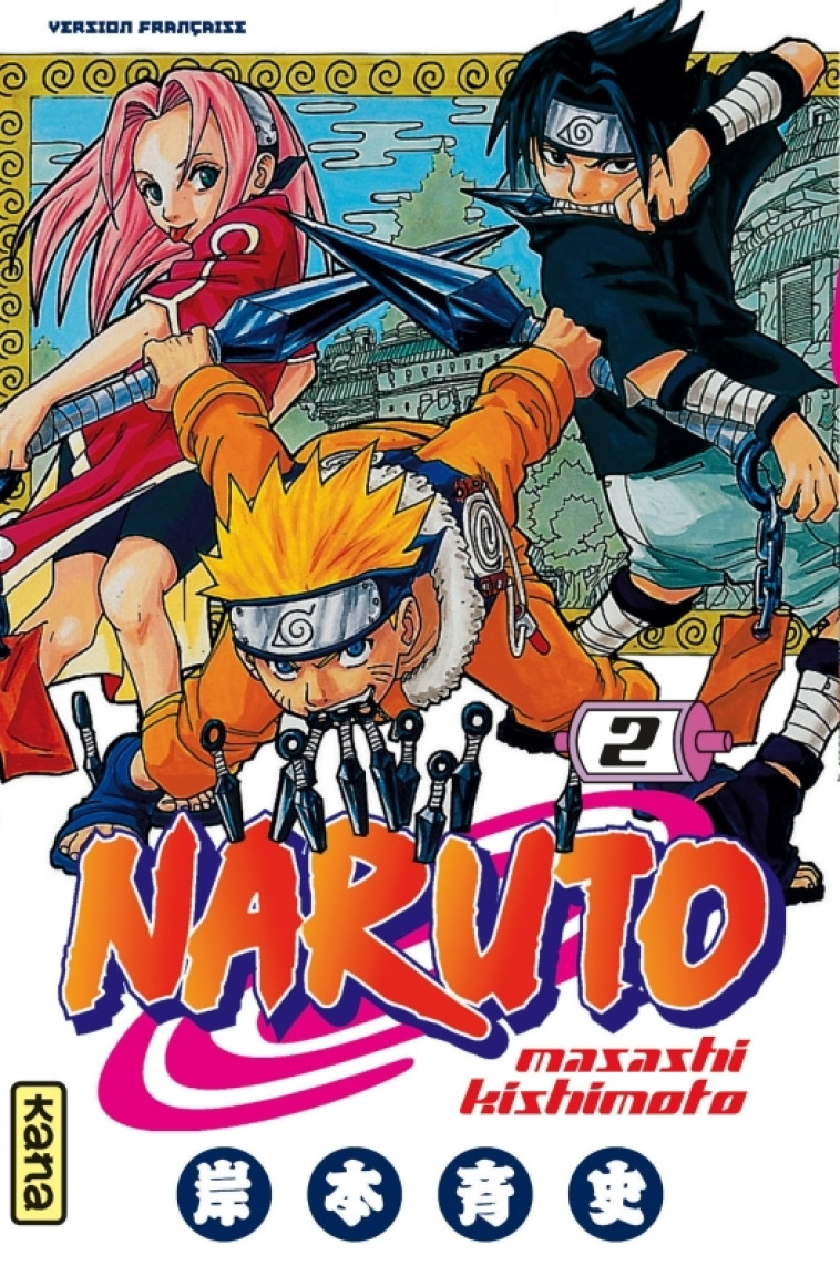 Naruto - Tome 2 avec Sticker euro - Masashi Kishimoto Masashi Kishimoto,  MASASHI KISHIMOTO,  MASASHI KISHIMOTO - KANA