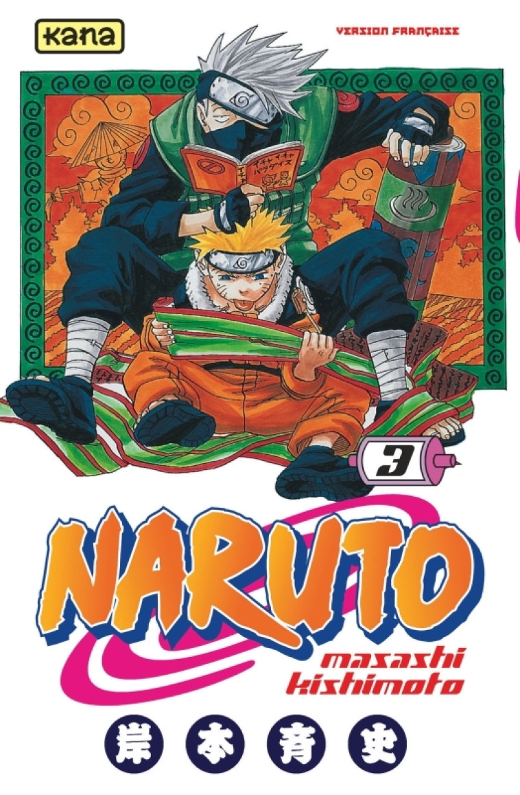 Naruto - Tome 3 avec Sticker euro - Masashi Kishimoto Masashi Kishimoto,  MASASHI KISHIMOTO,  MASASHI KISHIMOTO - KANA