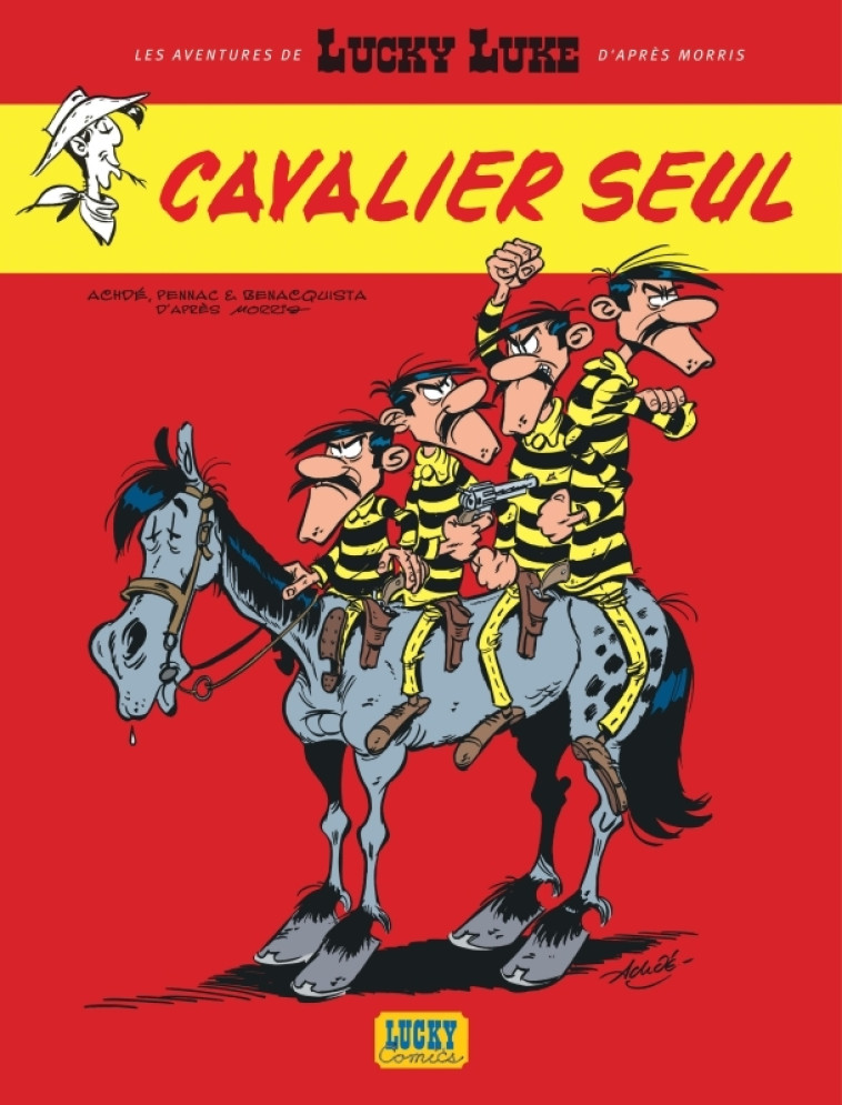 Les Aventures de Lucky Luke d'après Morris - Tome 5 - Cavalier seul - Achdé Achdé, Benacquista Tonino Benacquista Tonino, Pennac Daniel Pennac Daniel,  Achdé ,  Benacquista Tonino,  Pennac daniel,  Achdé ,  Benacquista Tonino,  Pennac daniel - LUCKY