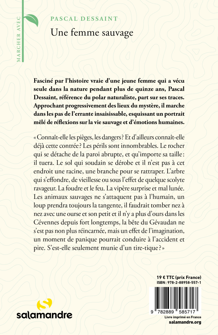 Une femme sauvage - PASCAL DESSAINT, PASCAL DESSAINT - LA SALAMANDRE