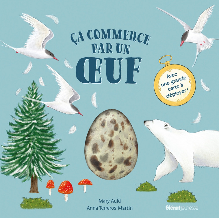 Ça commence par un oeuf - Mary Auld, Anna Terreros-martin - GLENAT JEUNESSE