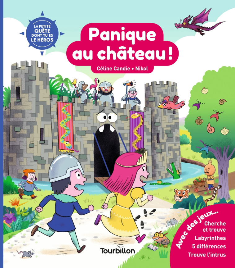 Panique au château ! - CELINE CANDIE, Nikol Nikol,  Nikol, CELINE CANDIE,  Nikol - TOURBILLON