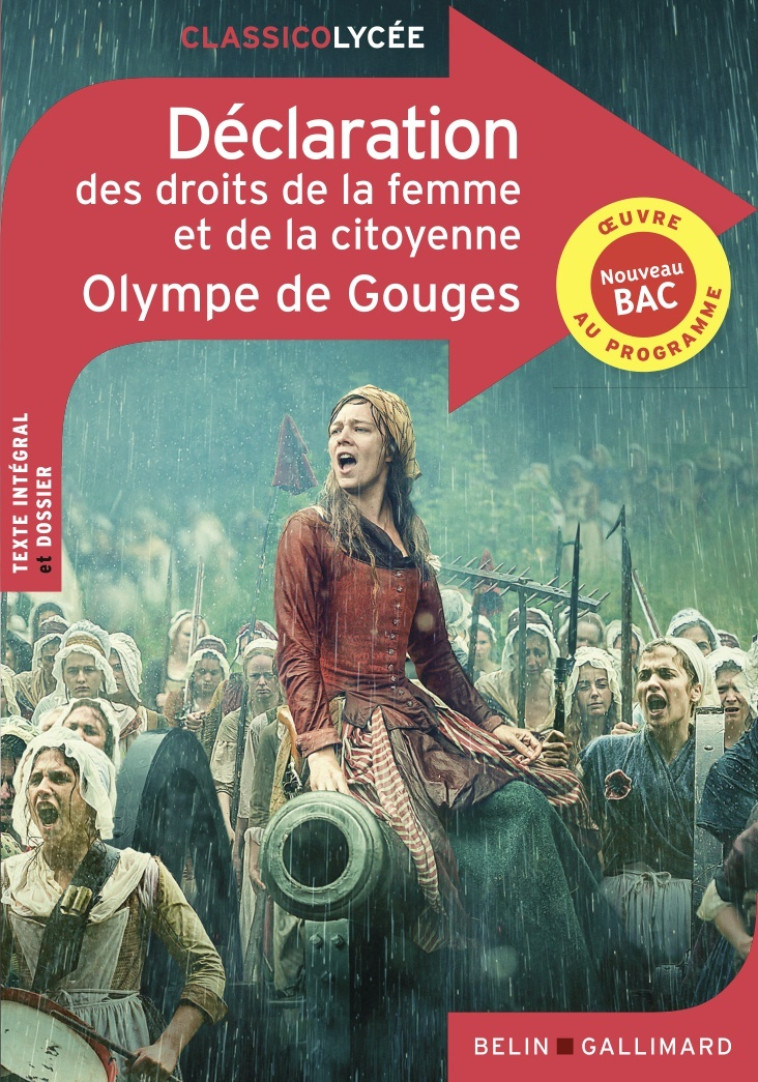 Déclaration des droits de la femme et de la citoyenne -  OLYMPE DE GOUGES, Olympe de Gouges, Djamila Belhouchat,  OLYMPE DE GOUGES - BELIN EDUCATION