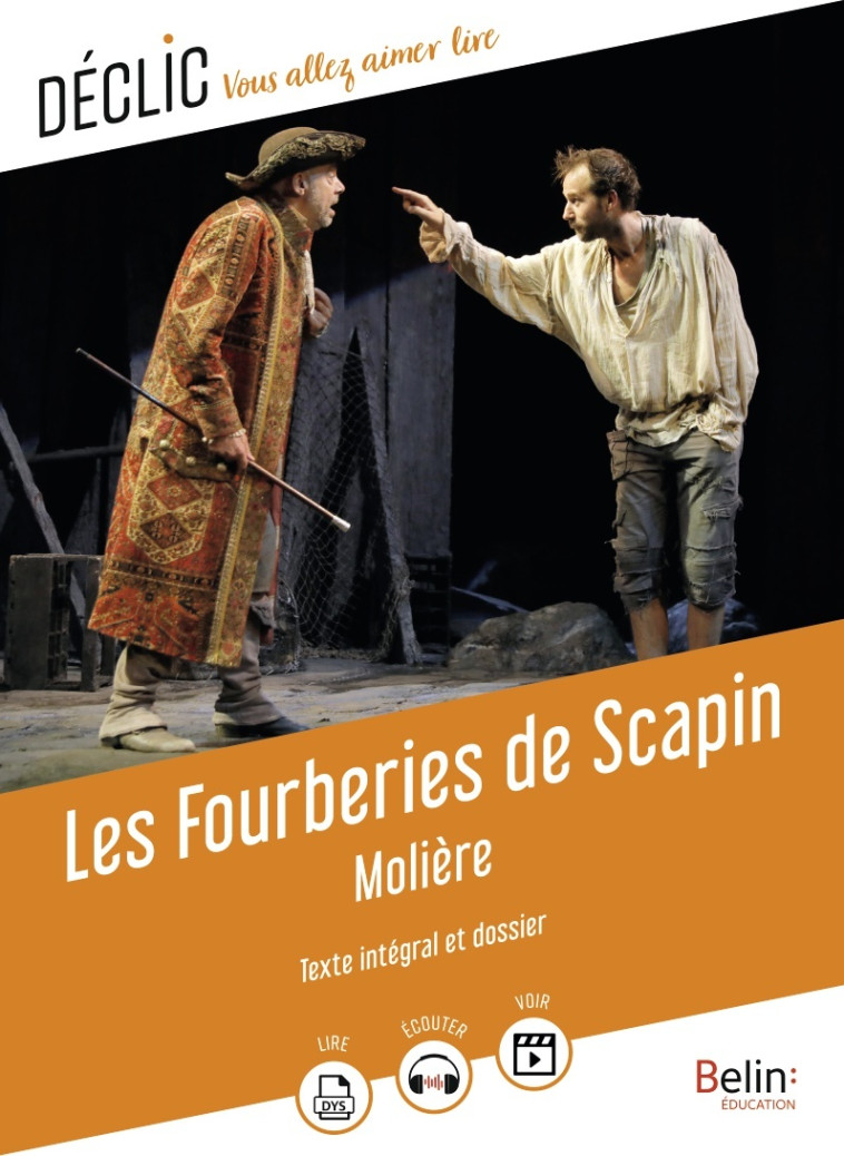 Les Fourberies de Scapin -  MOLIERE,  MOLIERE - BELIN EDUCATION