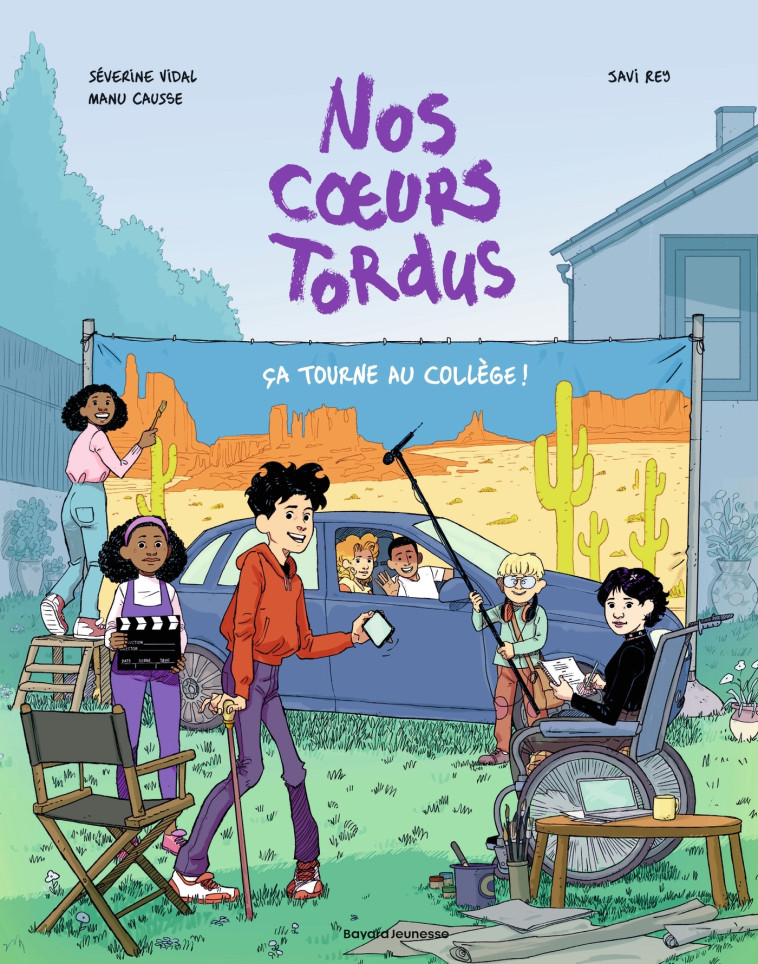 Nos coeurs tordus, Tome 01 - Séverine Vidal, Javier Rey Calatayud, MANU CAUSSE MANU CAUSSE, Javi Rey,  MANU CAUSSE, Manu Causse, Séverine Vidal, Javi Rey, Manu Causse - BAYARD JEUNESSE