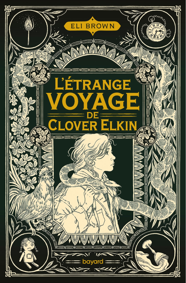 L'étrange voyage de Clover Elkin - Eli BROWN, Sidonie Van den Dries, Eli BROWN, Sidonie Van den Dries - BAYARD JEUNESSE