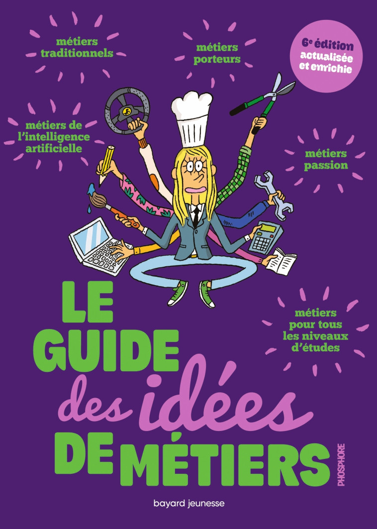 Le guide des idées de métiers - SANDRINE POUVERREAU, El Don Guillermo El Don Guillermo, EL DON GUILERMO - BAYARD JEUNESSE