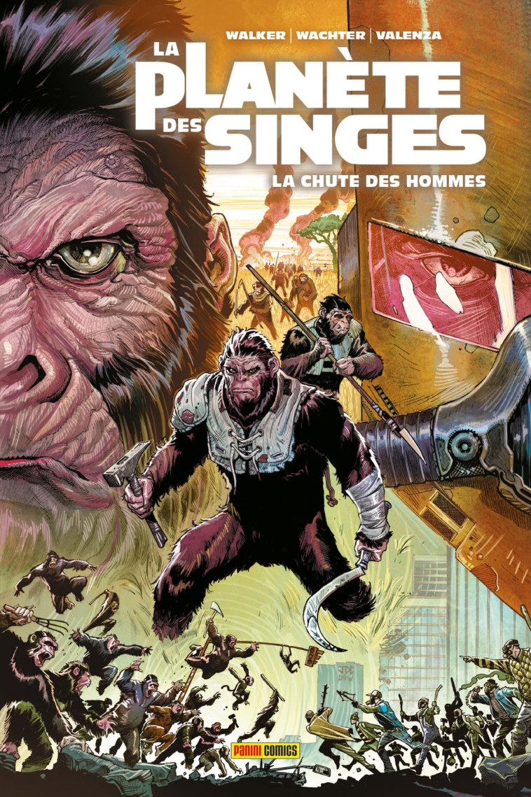 La Planète des Singes : La chute des Hommes - David F. Walker, Dave Wachter - PANINI