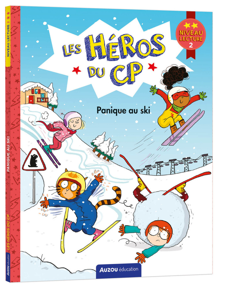 LES HEROS DU CP - PANIQUE AU SKI NIVEAU 2 - Alexia Romatif, Joëlle Dreidemy, Alexia Romatif, Joëlle Dreidemy, Alexia Romatif Wicke - AUZOU