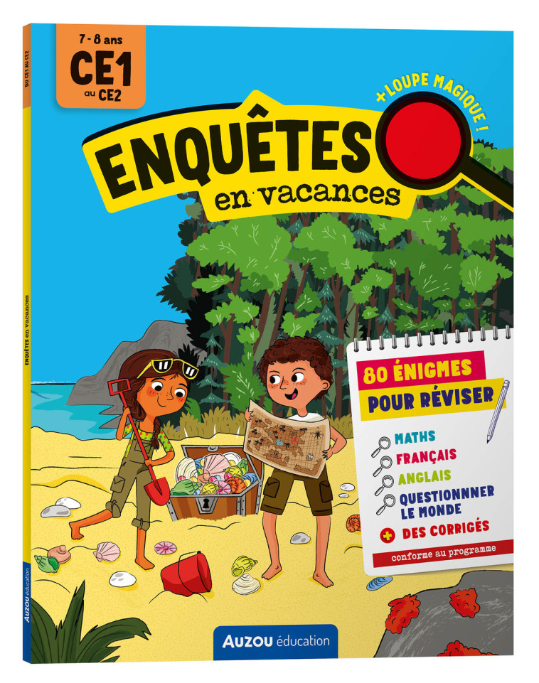 Enquêtes en vacances - Du CE1 au CE2 - Alice Turquois, Alice Turquois - AUZOU