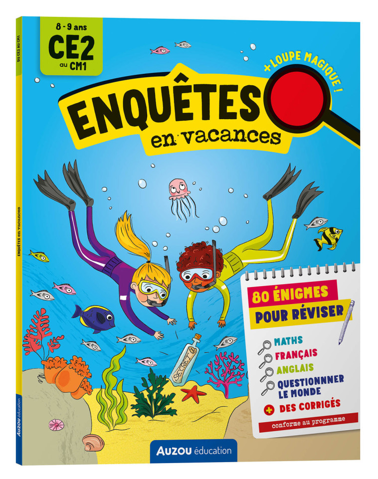 Enquêtes en vacances - Du CE2 au CM1 - Alice Turquois, Alice Turquois - AUZOU