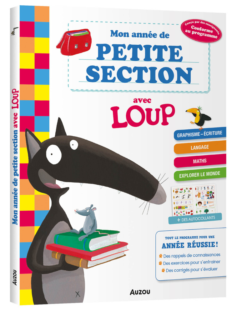 Mon année de petite section avec loup - Orianne Lallemand, Éléonore THUILLIER, Orianne Lallemand, Éléonore THUILLIER, Marie-Laure Desvigne - AUZOU