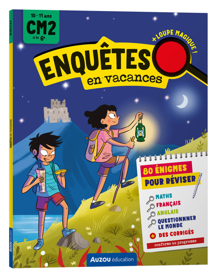 ENQUETES EN VACANCES - DU CM2 A 6E - Adeline Pham, Alice Turquois, Elsa Vallée, Adeline Pham, Alice Turquois, Elsa Vallée - AUZOU