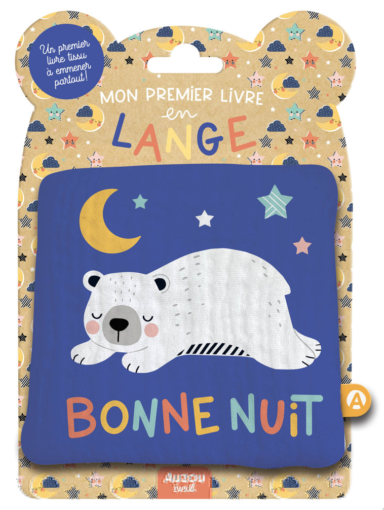 Mon premier livre tissu en lange - Bonne nuit - Wendy Kendall, Wendy Kendall, Wendy Kendall - AUZOU